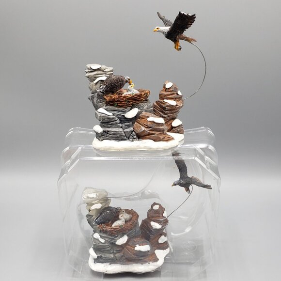 Lemax Eagles Feeding 33401 Village Collection Landscape Accent NEW Used Lot 2003 - Picture 10 of 15